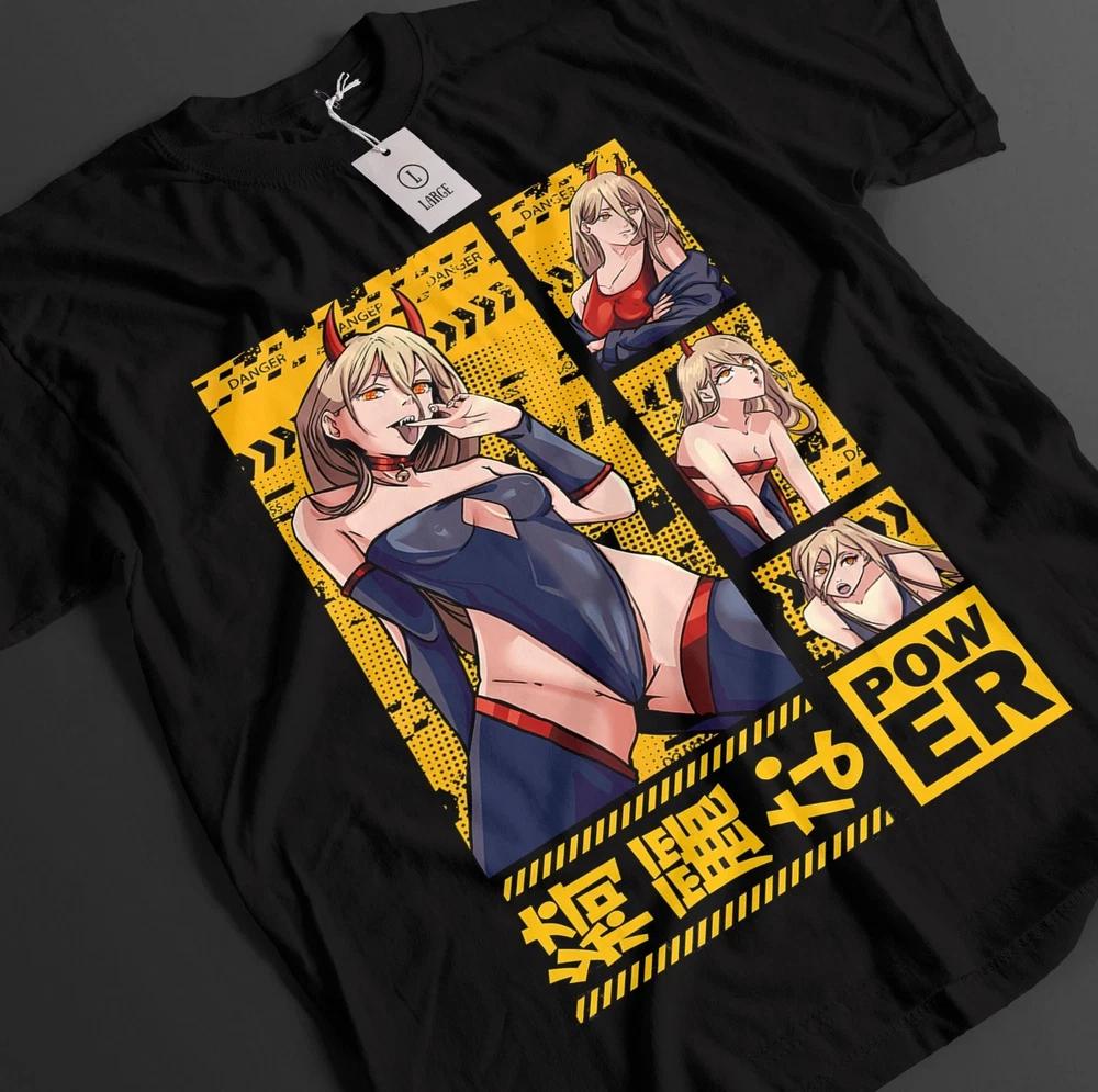 Chainsaw Unisex Shirt Power Tshirt Denji Aki Asa Anime Makima S
