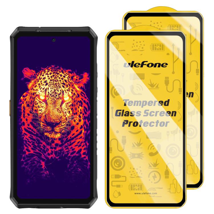2 pezzi / Confezione Ulefone 9H HD Anti Impronta Vetro Temperato Proteggi Schermo