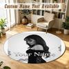 Round Rug Custom NameAyliva Pattern Non Slip Carpet Home Floor Decor