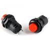 6pcs 12MM Lock Latching OFF- ON Push Button Switch Maintained Fixed Pushbutton Switches Self-Lock Button