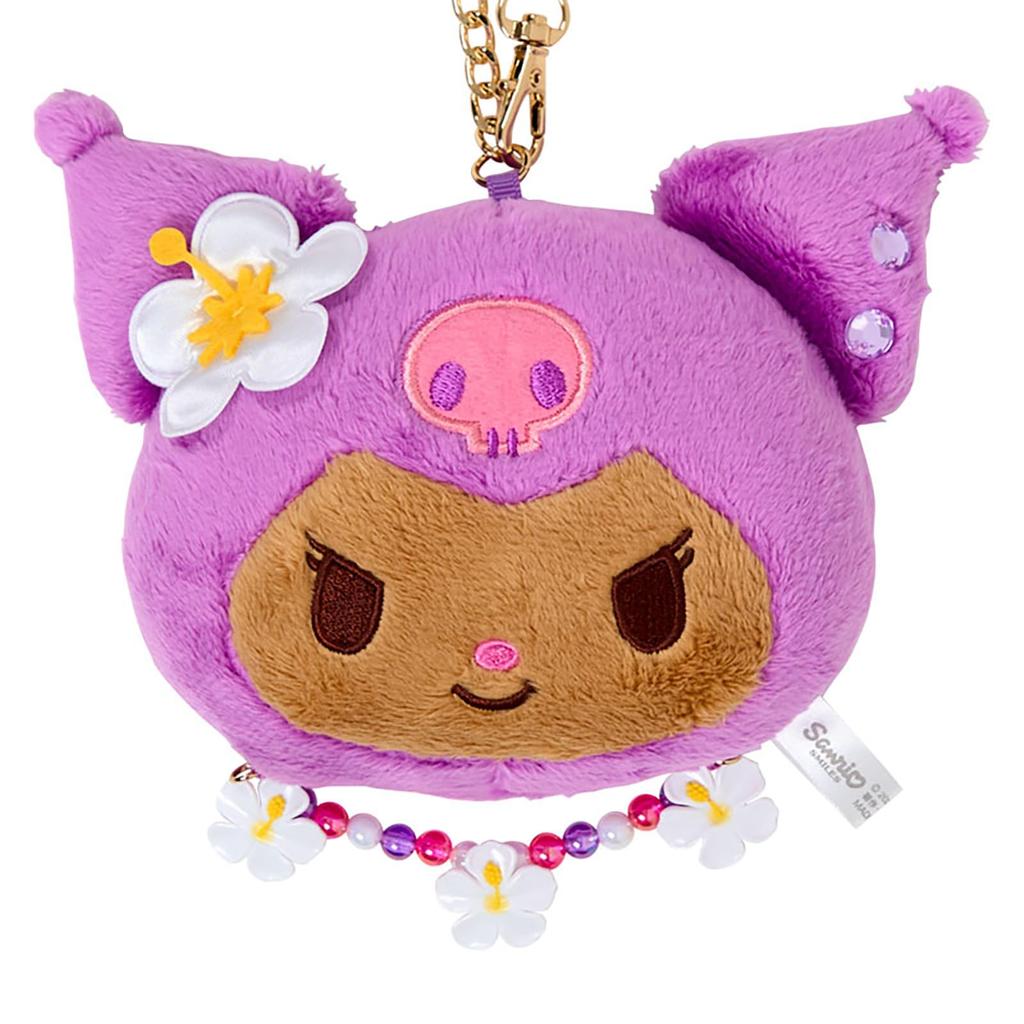 Sanrio Mirror Mascot Charm ABS Ages 550868 (Tokonatsu Vacation) Kuromi, Polyester, Resin, Glass, 3+,