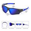 Sports Polarized for TR90 TAC UV Unisex Glossy Blue [BEACOOL] Sunglasses, Lenses, Baseball, Running, Cycling, Hiking, Fishing, Driving, Golf,