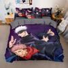 Jujutsu Kaisen Satoru Gojo Bedding Set 3D Anime Satoru Gojo Christmas Gift King Twin Double Child Duvet Cover Set