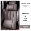 Compatible with 25 Zeekr 001 models: Nappa Leather Headrests, 007GT Lumbar Supports, and 009 Car Seat Backrests