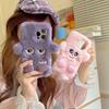 3D Cute Cartoon Funny Phone Cases For Goolge Pixel 6 7 8 9 Pro XL &iPhone 17 Air 16 15 14 13 12 Mini Pro Max Fluffy Plush Soft Bumper Protection