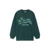 BADFIVE Sports Basketball Series Printing Loose Round Neck Pullover 'Dark Green' Men's AWDRH65-1
