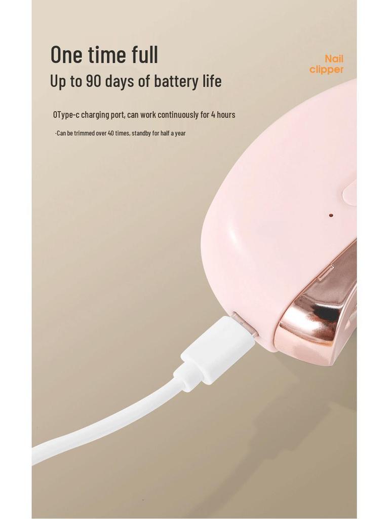 Electric Anti-Pinch Nail Clipper & Grinder for Kids and Adults