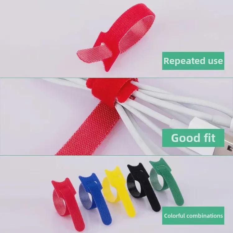 

Самоклеюча Т-подібна стрічка для скріплення та організації кабелів даних.