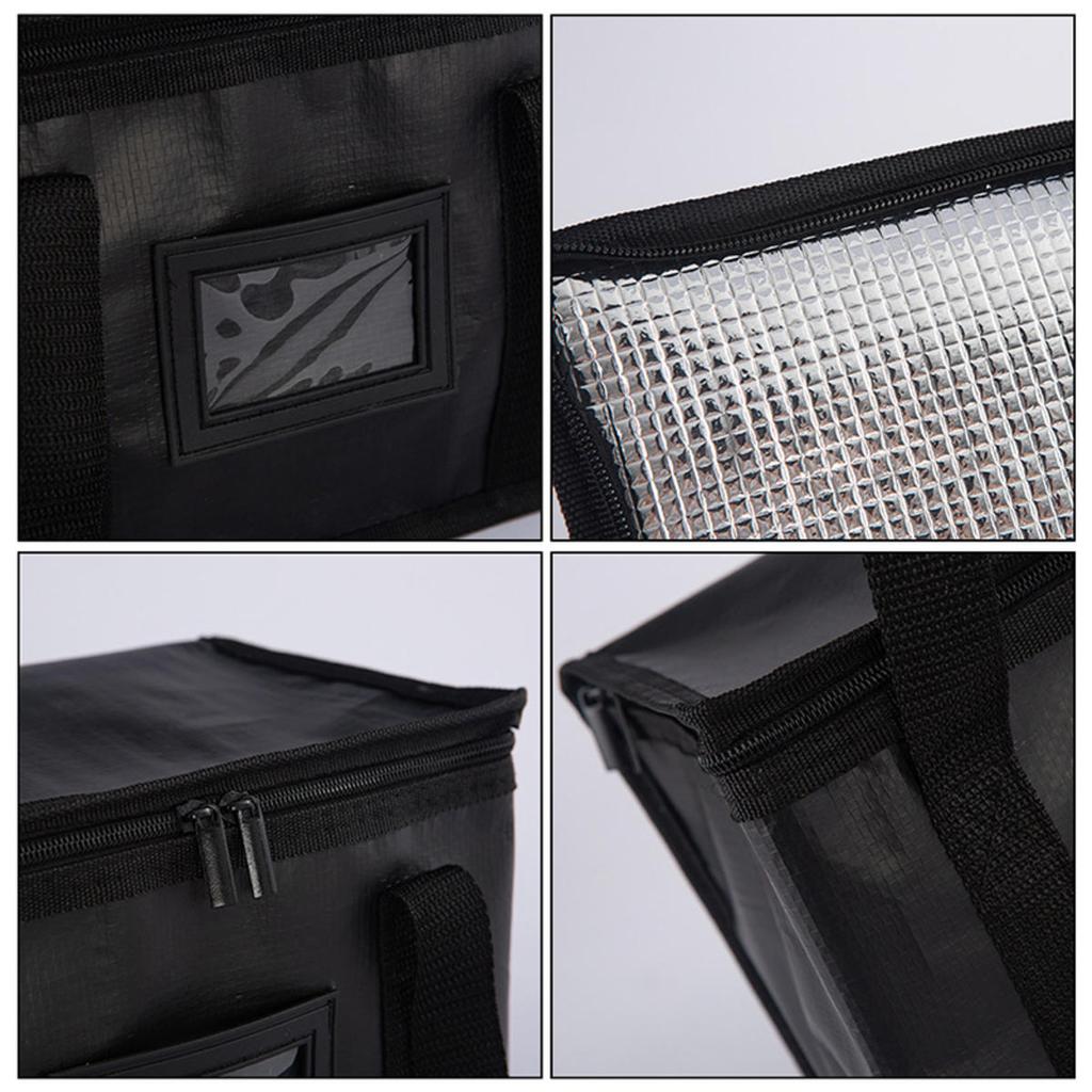 Insulated Thermal Cooler Bag Drink Storage Large Chilled Bags Cool Lunch Foods Lunch Box Zip Picnic Tin Foil Food Panier Repas