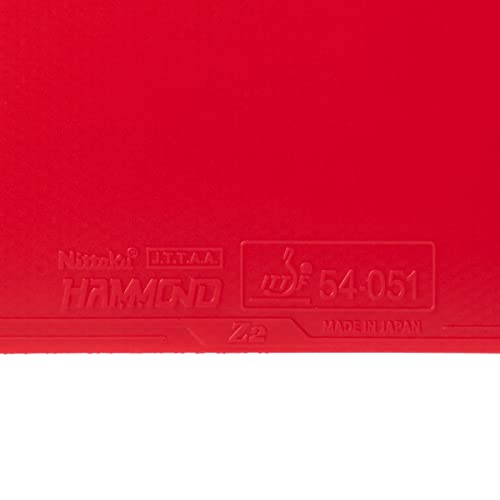 Nittaku Hammond Z2 Table Tennis Rubber, ITTF (International Table Tennis Federation)/ITTF54-051 and Japan Table Tennis Association (J.T.T.A.A.) Certif