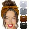 Solid Color Bow Headband for Sports, Fashion & Makeup