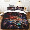 3 pezzi Copripiumino Dragon Ball Goku Cartone Animato Set Biancheria da Letto Coperta per Camera da Letto Decorazione per la Casa Taglia Singola Twin Regali