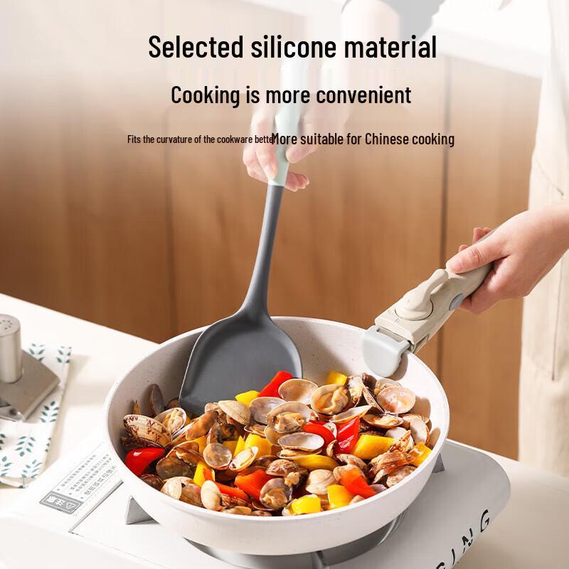 Silicone Kitchen Utensil Set for Non-stick Cookware