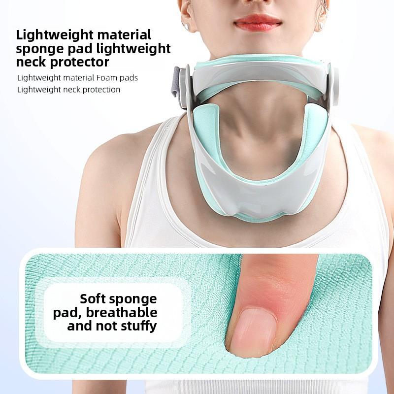Adjustable Neck Support System - 5th Gen Ergonomic Cervical Collar for Adults & Kids with Posture Correction & Home/Office Use