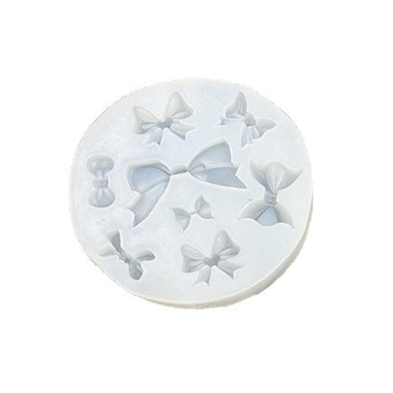 Multifuntional Silicone Crafting Mold Bowknot Shape Pendant Molds Suitable for Epoxy Resin Crafts and Decorative Pendant