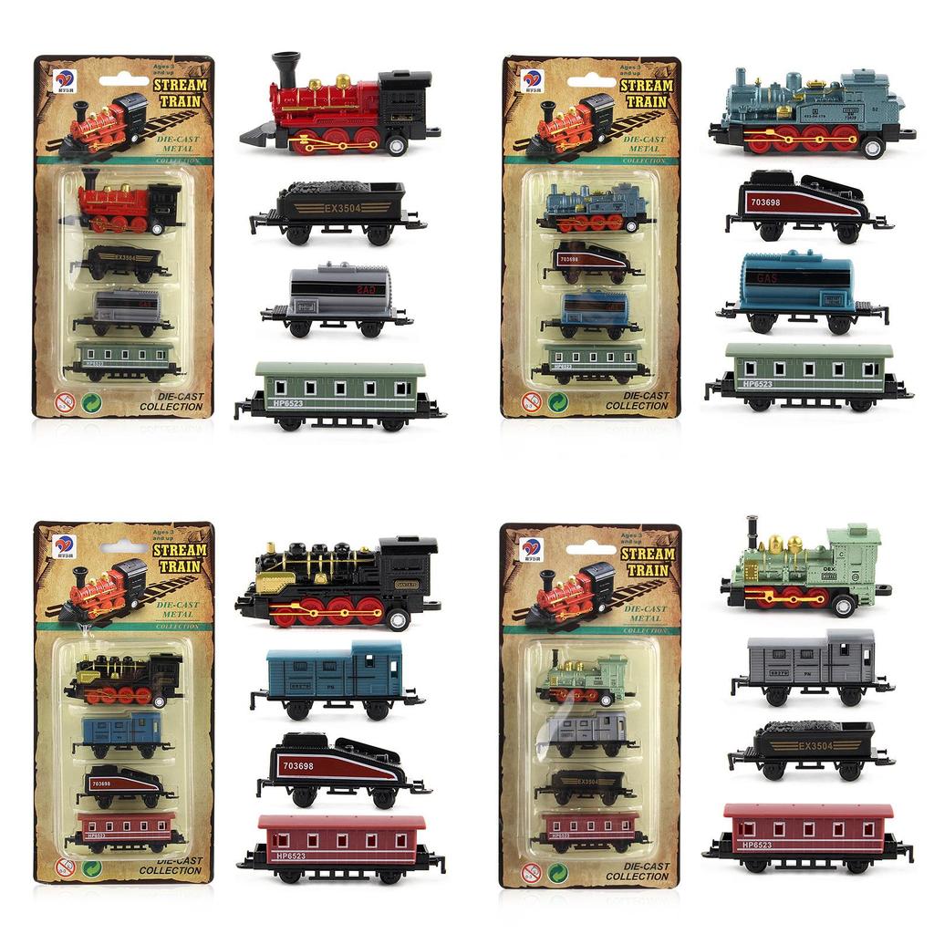 Luxurious Mini Steam Smoke Train Set Perfect Christmas Gift For Kids Deluxe Set