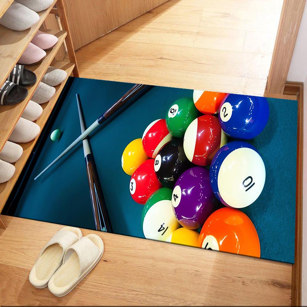 Pool Table Setup Floor Mats for Living Room, Bedroom and Room Decoration Are Suitable for Gifts.