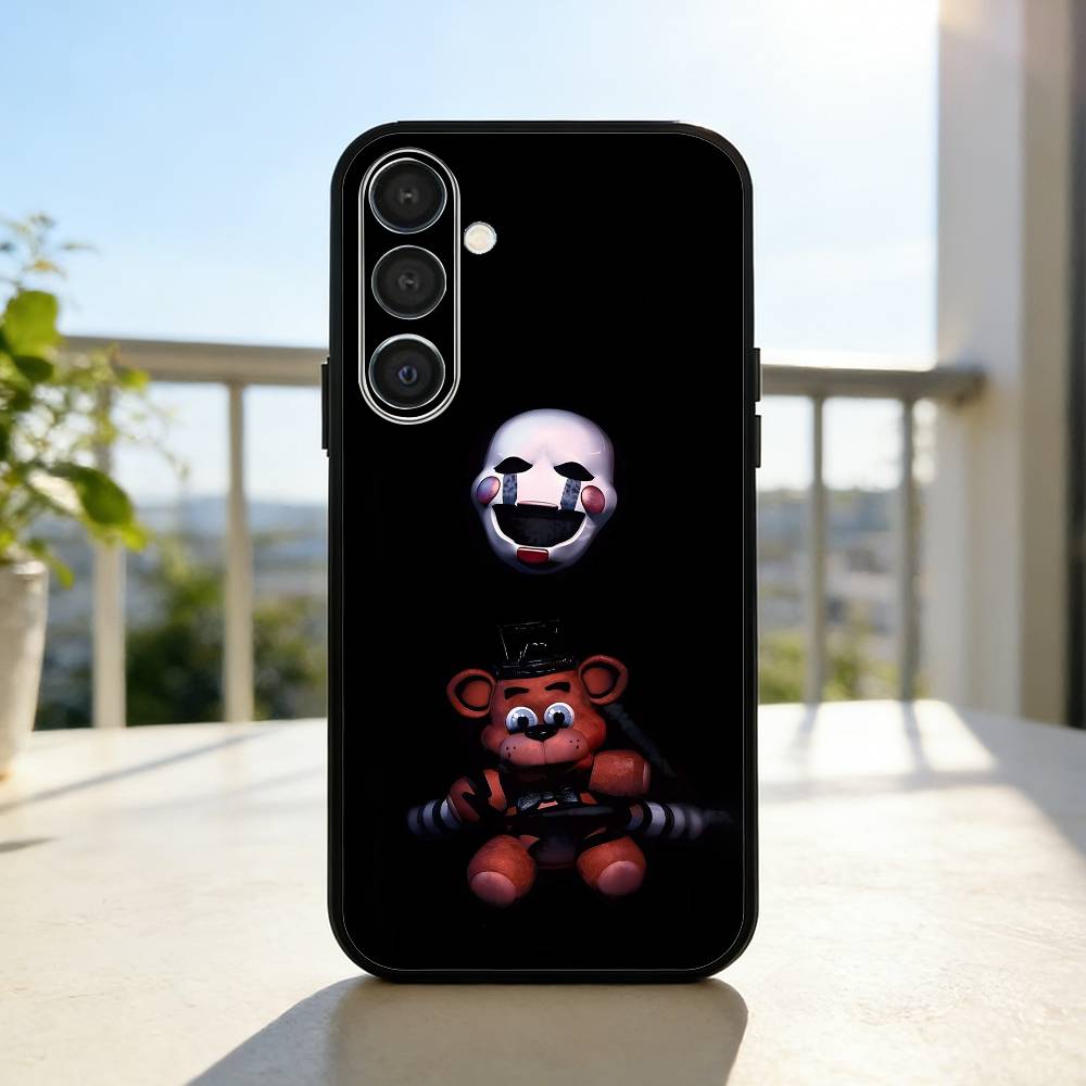 Five N-Nights At F-Freddys Fnaf  Phone Case For Samsung  A73,A21s,A22,A31,A32,A52,A53,A71,A80,Soft Black Shell