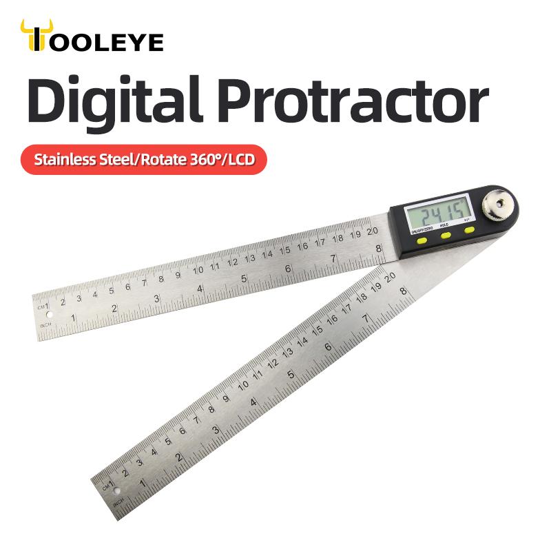 Digital Protractor Goniometer Electronic Carpenter Tools Goniometro Angle Finder Multi Angle Measuring Ruler Digital Angle Meter
