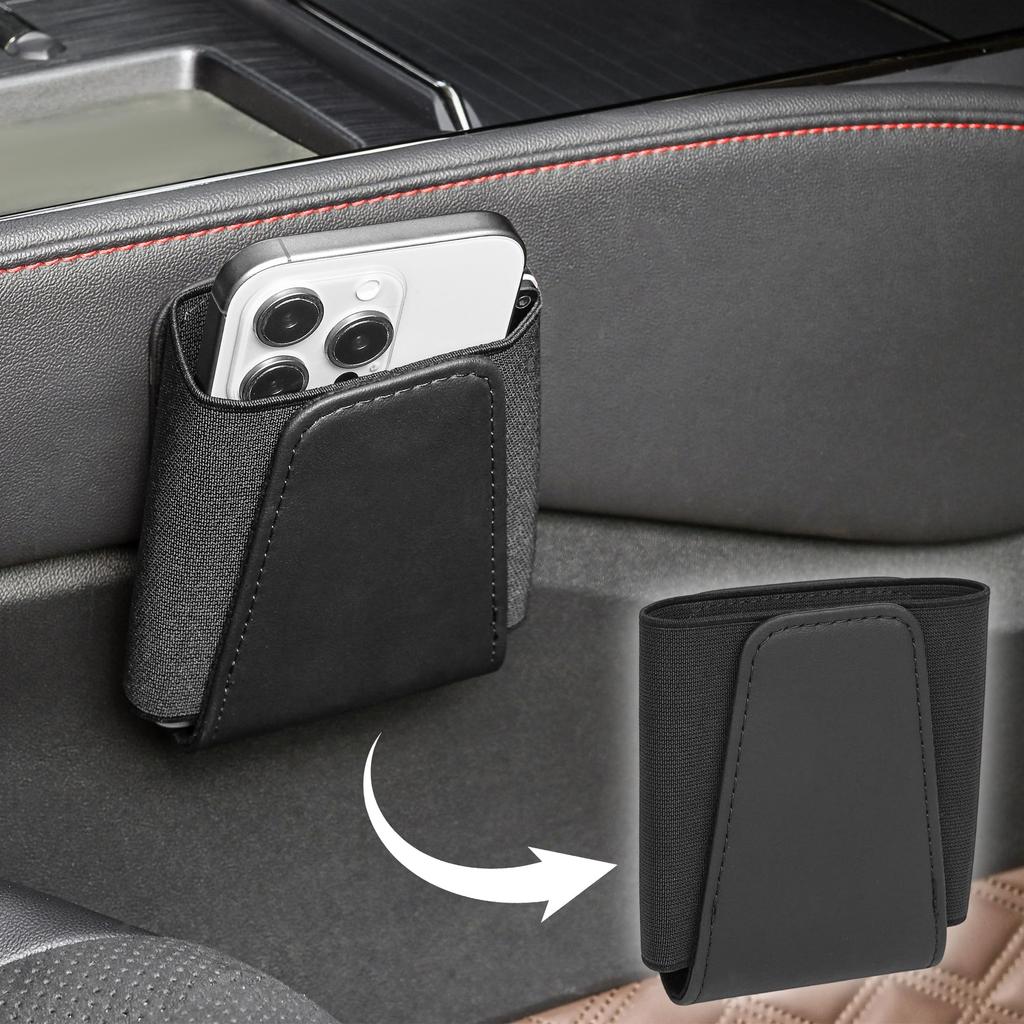 JEYODA Car Storage Mini Pocket for Cell USB and Small Car Seat Side Card Easy Convenient Car Accessories Pocket, Smartphones, Phones, Cables, Items,