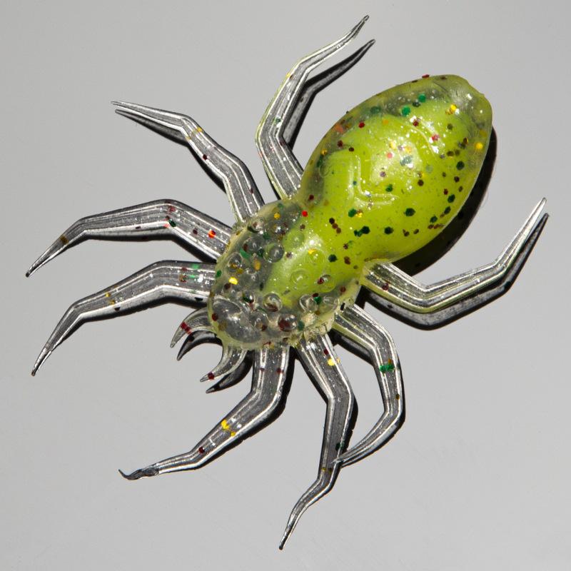 3 см Бионическая плавающая мягкая приманка-паук - Искусственная приманка-рыба из ТПР 10pcs Bag Packaging