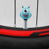 Silikon-Ventilkappe Cartoon-Design für Rennrad Mountainbike Wasserdichte Dekoration