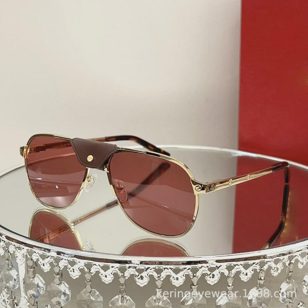 CARTER LUNETTES Retro Titanium Fashion Sunglasses, European-American Style 0165