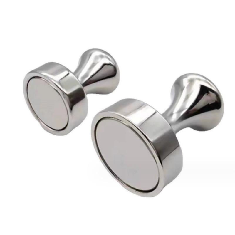 Pack of 10 for Whiteboard Fridge Magnets Strong  Push Pin Magnets Small Refrigerator Magnets for Classroom School Office Adults