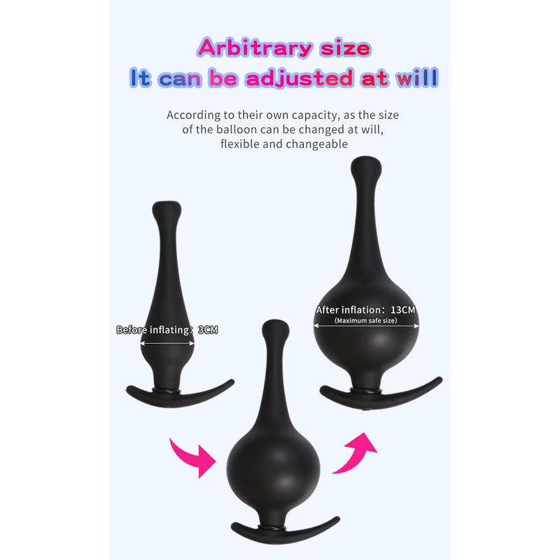 Super Long Inflatable Butt Plug Huge Ass Plug Vagina Dilation Anal Massage Prostate Ass Anal Vibrator Male and Female Sex Toys