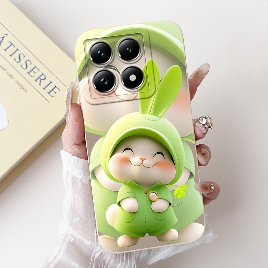 For Xiaomi 14T Pro Case Stylish Flowers Cartoon Cover Shockproof Soft TPU Phone Case For Xiaomi Mi 14T Pro Mi14T 5G Fundas Coque