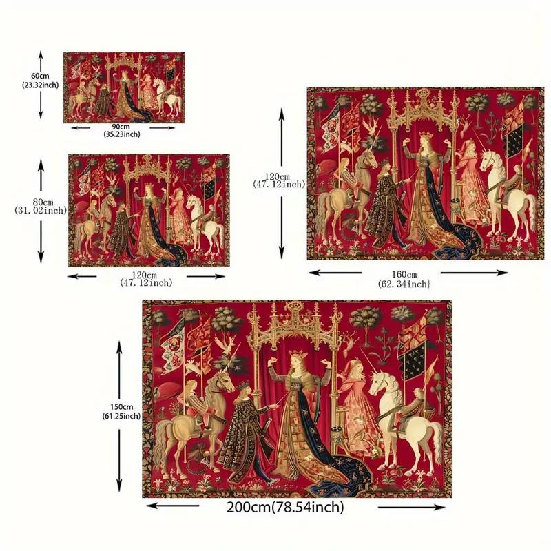 

Ковер во французском загородном стиле, домашний декор, средневековый винтажный стиль. Нескользящий и грязезащитный коврик для пола в гостиную и спальню 60X90CM(2X3FT