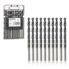 toolant Cobalt Drill Bit Set for Metal and Steel (Pro), Titanium Aluminum Nitride Coated (TiAlN) with Point Tip, for Hardened Metal, Stainless Steel,