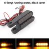 Motorcycle General LED Mini Turn Signals 12V Scooter Handlebar Indicators Lights Blinker Lamps Amber Flasher Taillight