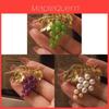 Designer Grape Fruit Brooch Vintage Style Alloy Pin For Fashion Accessory