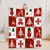 Christmas Flannel Blanket 3D Printed Blanket For Home Camping Nap Leisure Blankets Gifts For Girls Birthday Christmas Party