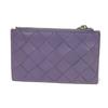 Used 11897 coin key holder 609315 7943 pastel purple RFID IC maxi intrecciato lavender unisex from Japan AUTHENTIC