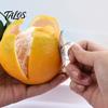 Stainless Steel Cutter Orange Peeler, Ergonomic Ring Design And Safe Curved Hook Kitchen Gadget for Fruit Blade Gadget, Manual Skin Remover