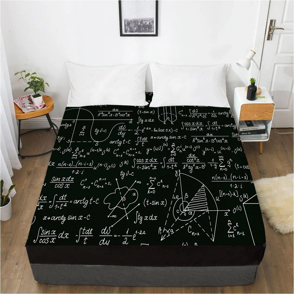 Lenzuolo con angoli lenzuolo con un elastico 150x200/180/200/160x200 Coprimaterasso Copriletto 1 pz Formula geometria