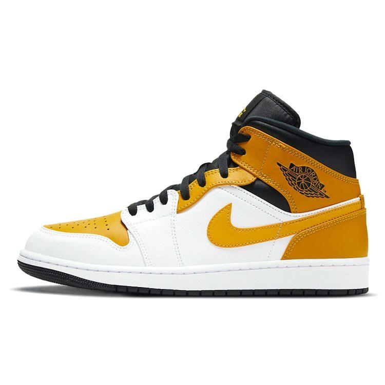 Air Jordan 1 Mid 'University Gold' 554724-170