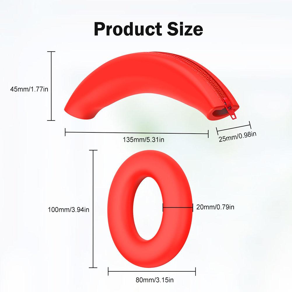 Silicone Ear Pads Cushion Cover Soft Earphone Protector Anti-Scratch Headphone Cover for Sony ULT WEAR WH-ULT900N/WH-1000XM3/XM4