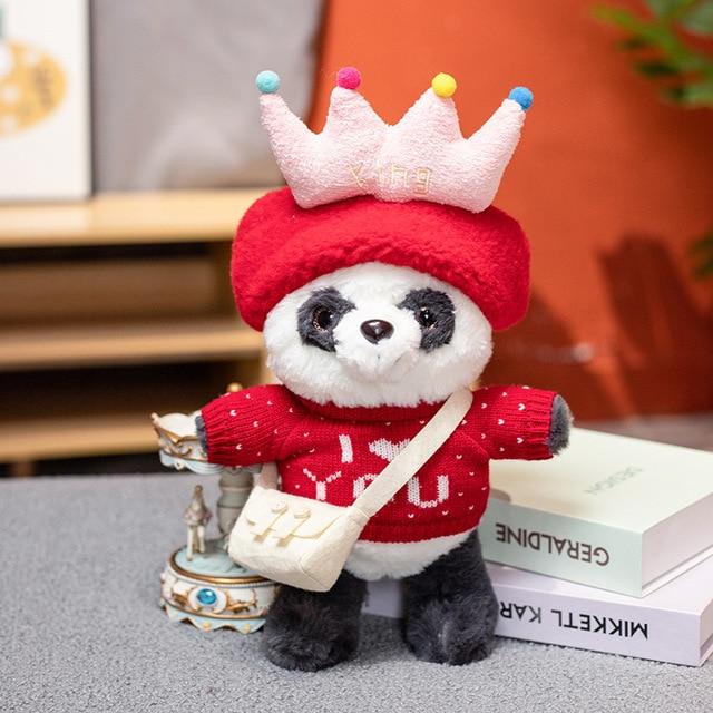 1pc 30cm Cute Lalafanfan Panda Plush Toys Lovely Bear With Dolls Stuffed Soft Animal Pillow Birthday Gift For Baby