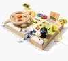 Children's Wooden Steering Wheel Puzzle - Montessori-Inspired Educational Busy Board for Simulated Driving and Intellectual Development