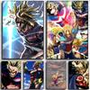 1pc Japan Hot Classic Anime Boy All Might My Hero Academia Poster HD Posters Home Room Bar Cafe Decor Art Wall Painting Picture