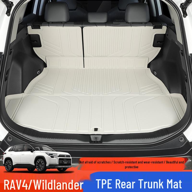 Toyota RAV4 Trunk Mat - Compatible with 26 Models, TPE Material for Highlander, Custom Decorative Mat