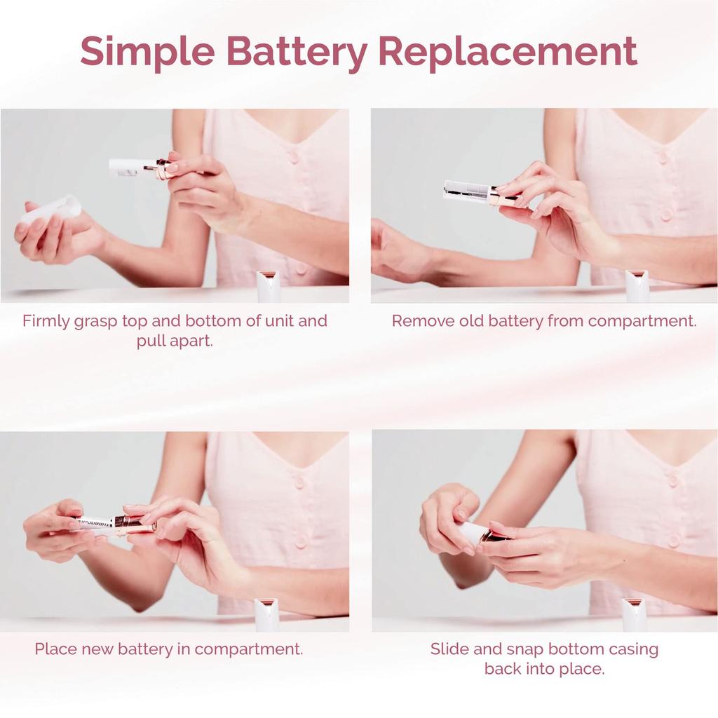 Flawless Electric Ladies Shaver for Women Finishing Touch Guide (Japanese Included) [Product] (Green)