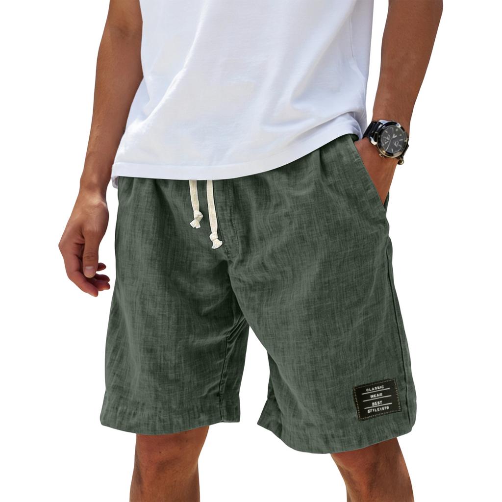 Men's Summer Casual Shorts Men's Fashion Sports Textured Shorts