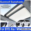 For BYD M9 Accessories BYD Xia 2025 2026 2027 Car Sunroof Sunshade Electrostatic Skylight Heat Insulation Anti UV Roof Sun Visor