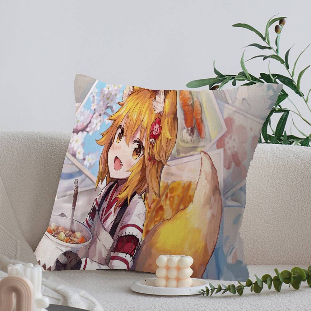 The Helpful F-Fox S-Senko-san Cushion Cover Car Throw Pillow Case For Sofa Car Christmas Gift 40x40cm 45x45cm