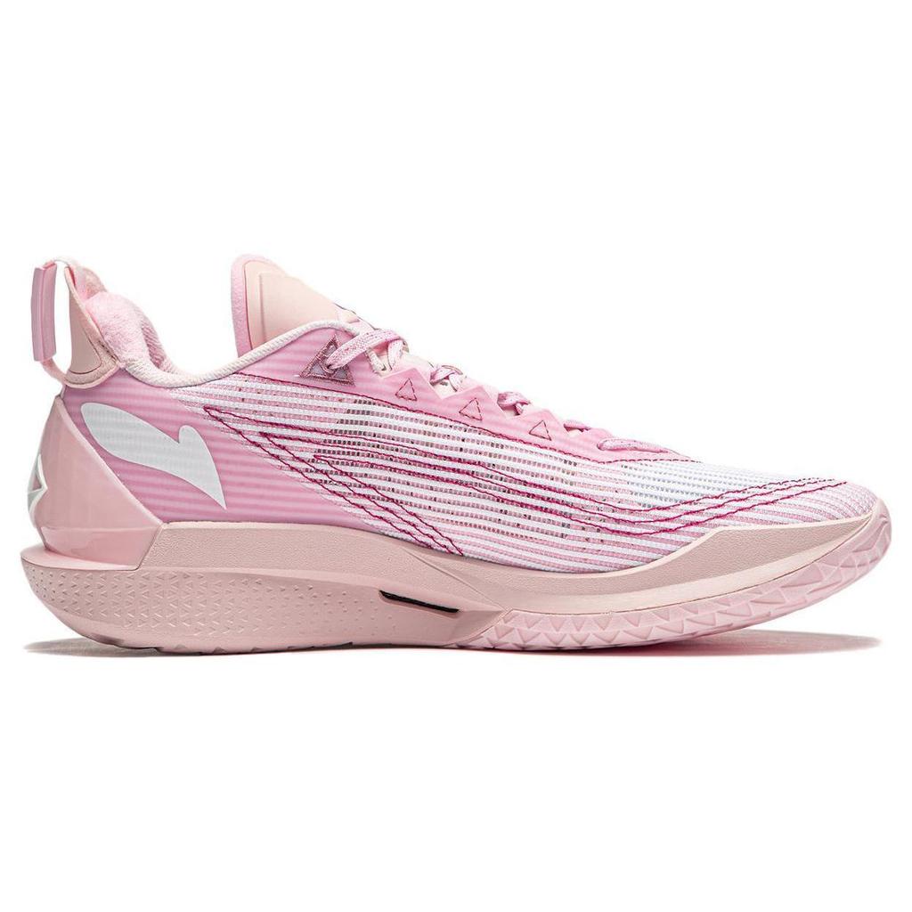 Li Ning JB2 Basketbalové boty Pánské nízké Bílé/Růžové ABAT081-4