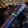 Led Flashlight Built-In Battery Usb Rechargeable Strong Light Torch Outdoor Camping Hiking Lantern